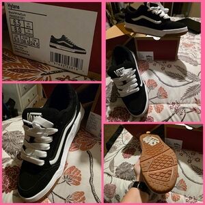 Vans Black and White Sneakers